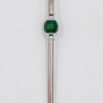 Bombilla z zielonym kamieniem 21cm